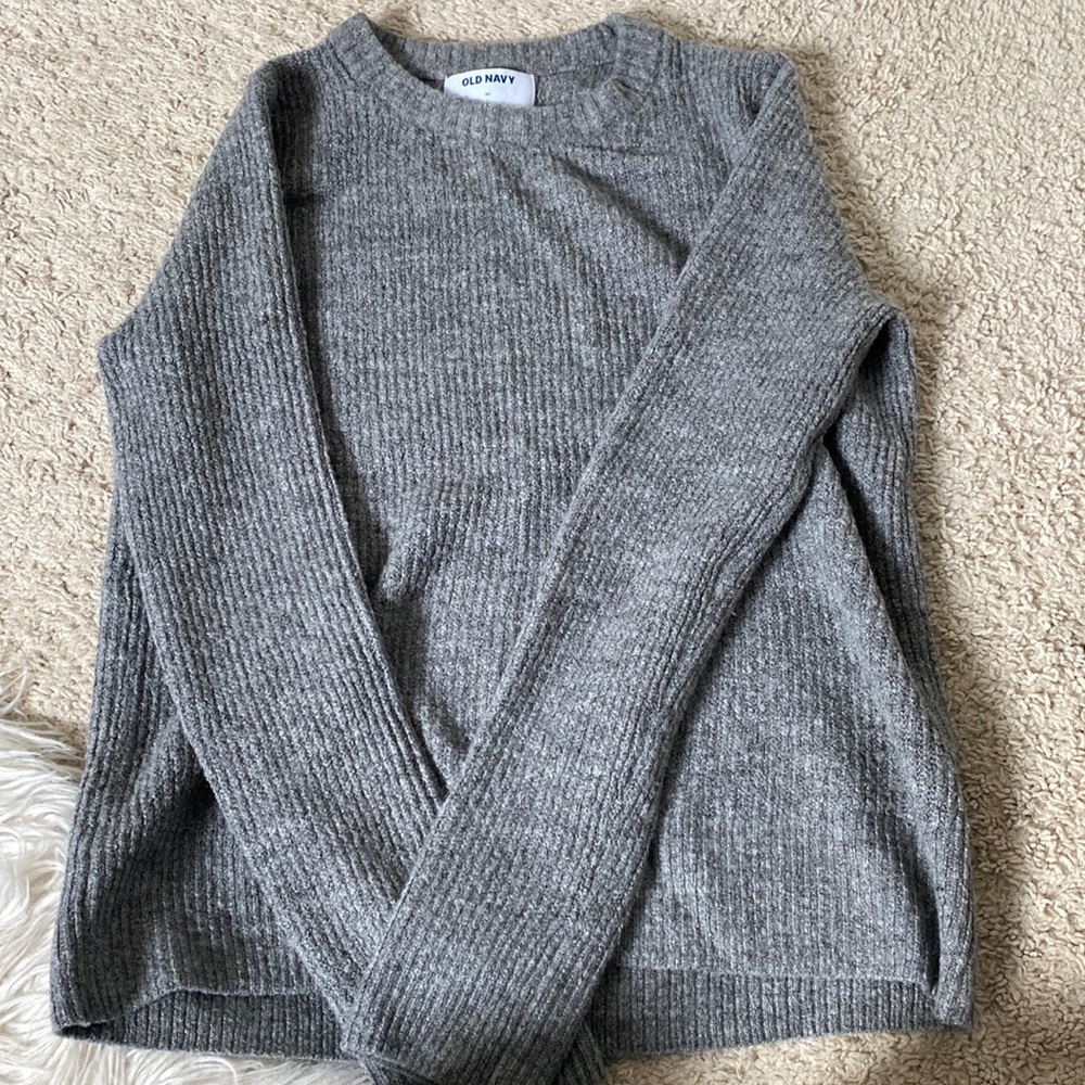 XS old navy gray sweater